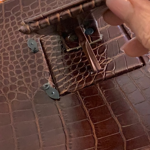 Leather and Fabric Picture Frame. - Picture 5 of 5